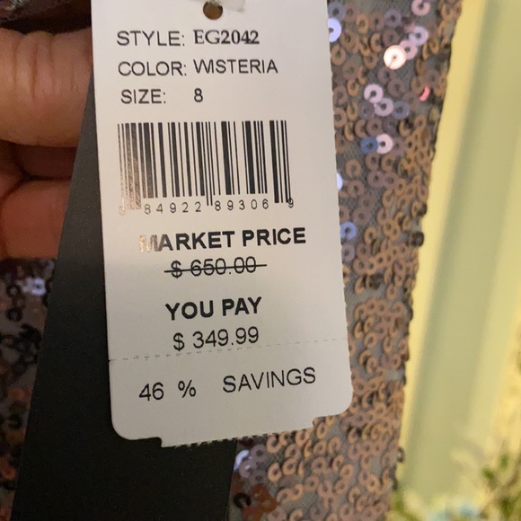 Stunning Wisteria Sequin Gown - Picture 3 of 4